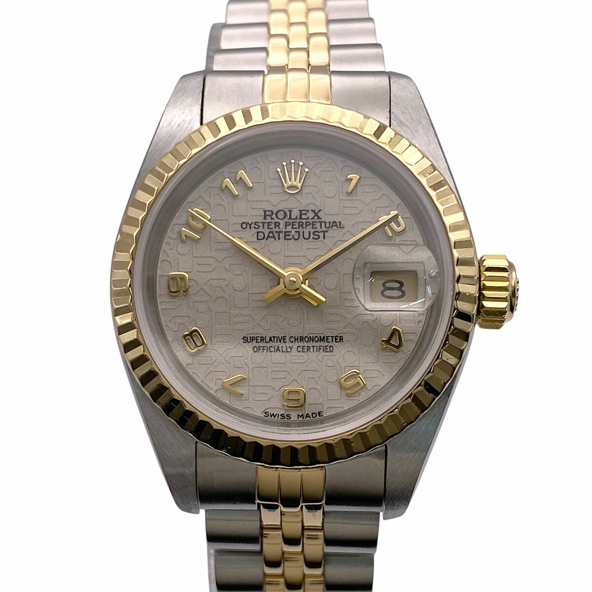 Other - ROLEX ロレックス デイトジャスト 26mm コンピューター文字盤 アラビア R番 腕時計 69173 ステンレススチール イエローゴールド シルバー ゴールド アイボリー レディース【中古】