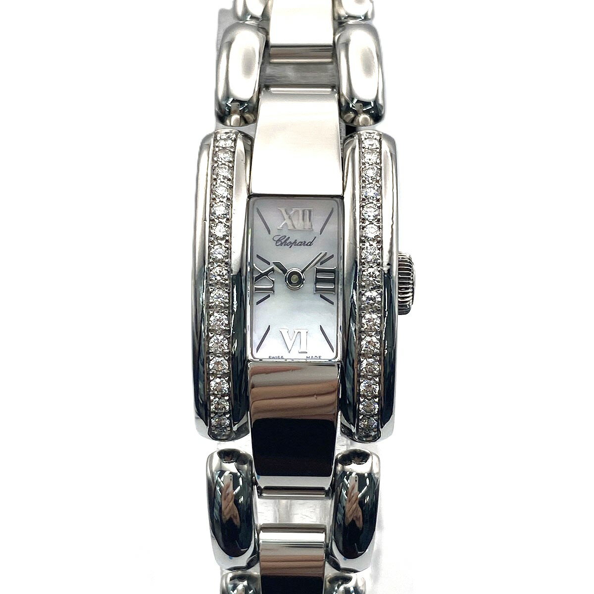 Chopard ショパール ラ ストラーダ ダイヤベゼル シェル文字盤 MOP クオーツ 腕時計 4 ...