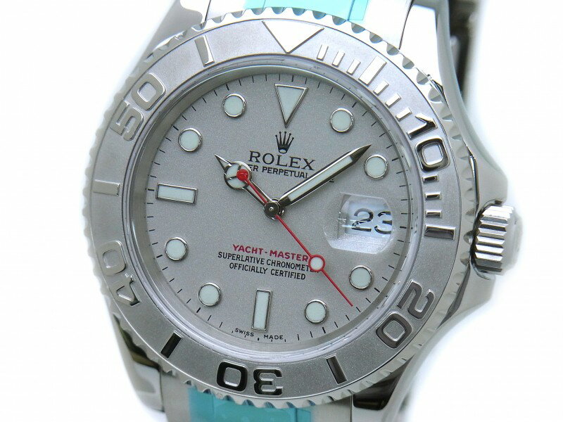 ROLEX　ロレックス　自動巻き/メンズ　F番　仕上げ済 YACHT-MASTER ヨットマスター ロレジウム 16622【中古】