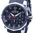 CORUM ADMIRALS CUP Black アドミラルズカップ チャレンジ 44 クロノ 753.671.20/F371 AN50【中古】