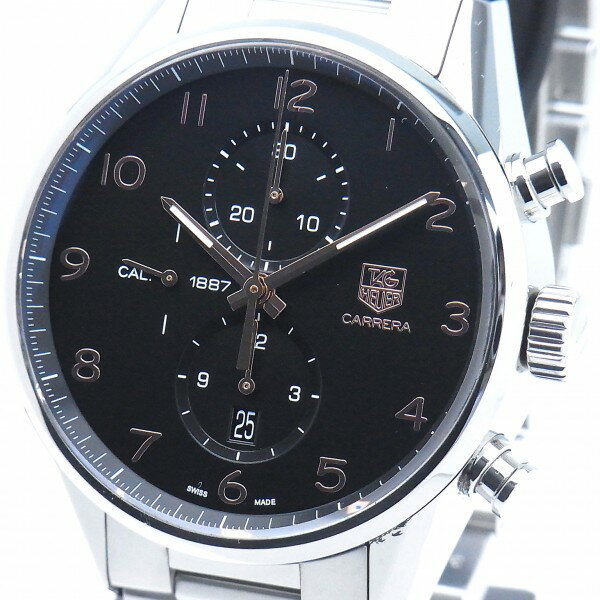 TAG HEUER CARRERA Black カレラ クロノグラフ キャリバー 1887 CAR2014.BA0799【中古】