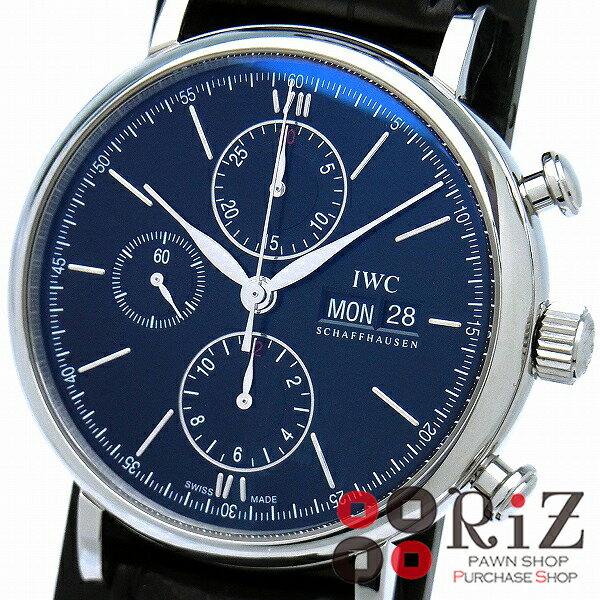 IWC Black ポートフィノ クロノグラフ IW391008【中古】