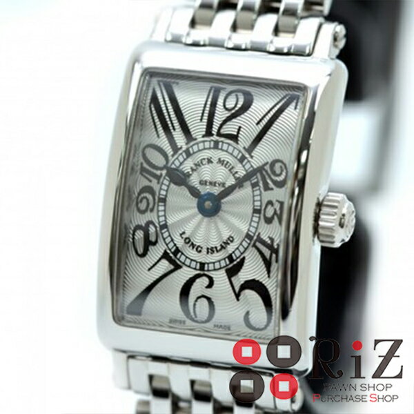 FRANCK MULLER Silver/Arabic ロングアイランド プティ 802QZ AC【中古】