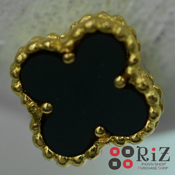 Van Cleef&Arpels Alhambra スイートアルハンブラ オニキス ピアス 750YG VCARA44900【中古】のサムネイル