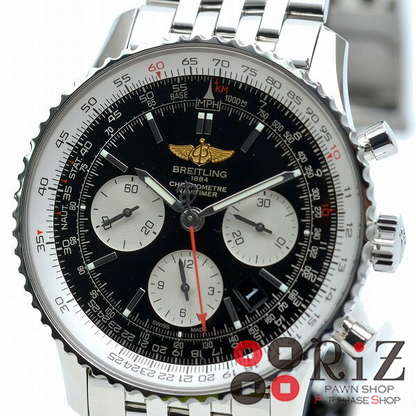 BREITLING Black ナビタイマー 01 クロノグラフ AB012012/BB01【中古】