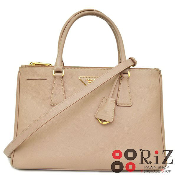 PRADA SAFFIANO LUX CAMMEO サフィアーノ 2WAY ハンドバッグ BN1801【中古】