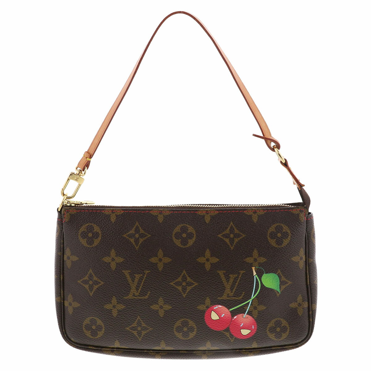 LOUIS VUITTON ルイヴィトン モノグラム チェリー ポシェット・アクセソワール セカンドバッグ M95008 レディース【中古】