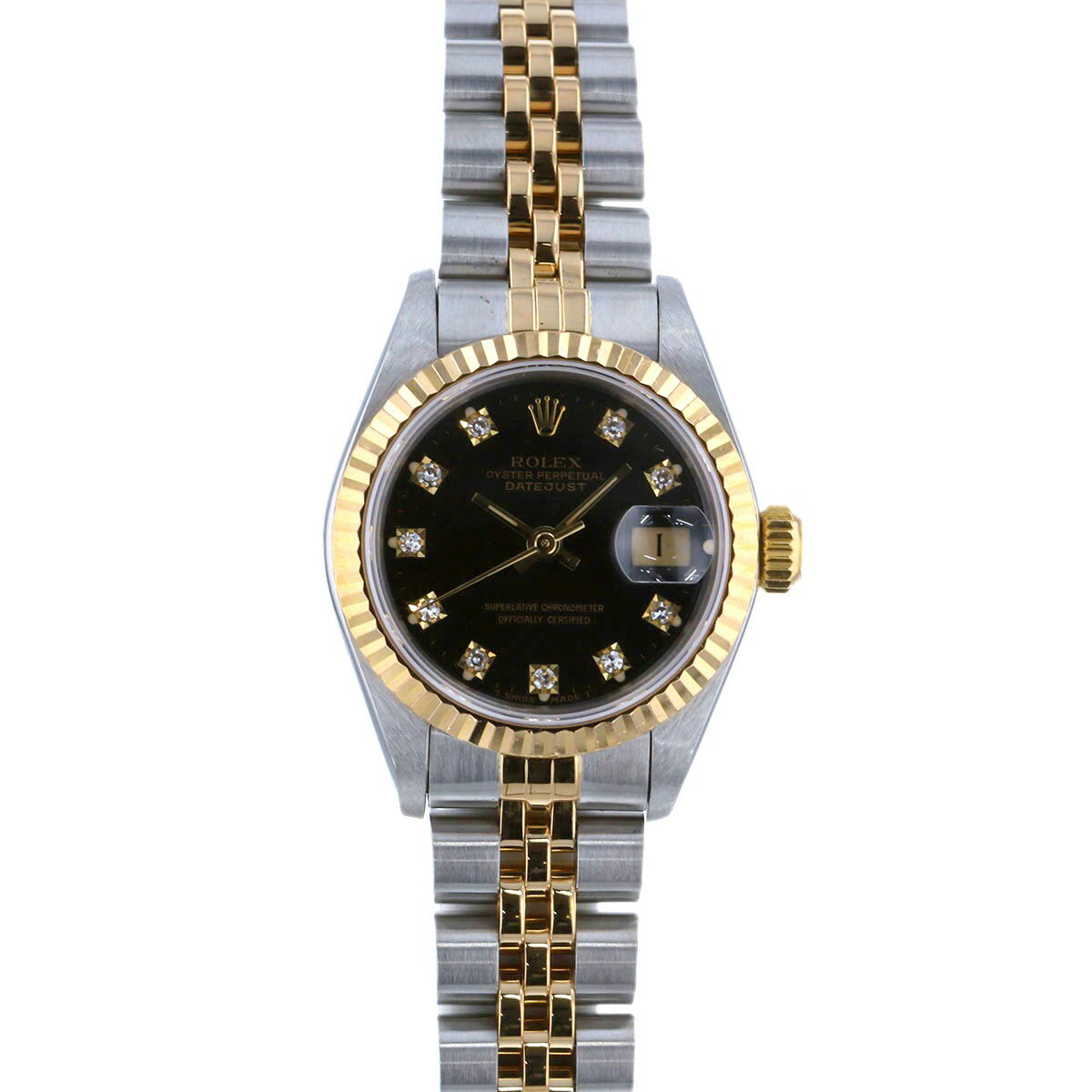 ROLEX ロレックス デイトジャスト 自動巻き 10Pダイヤ 腕時計...(2)