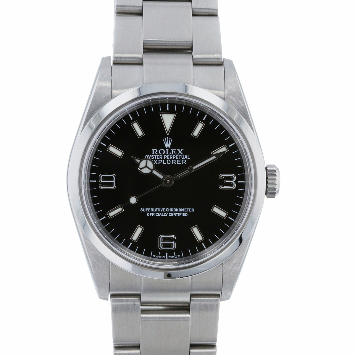 ROLEX ロレックス エクスプローラー1 自動巻き 腕時計 114270 Y刻 2002年 ステンレ...