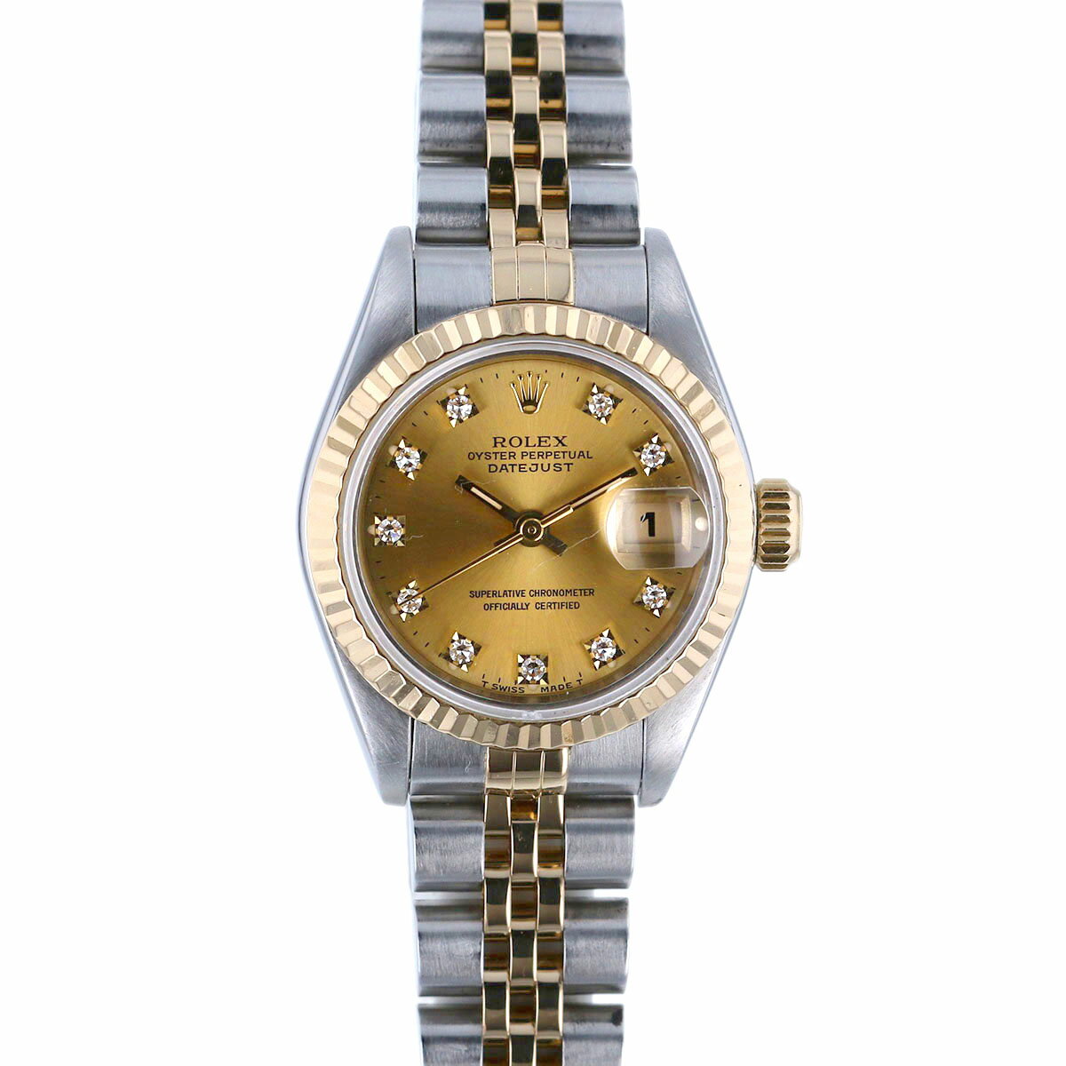 ROLEX ロレックス デイトジャスト 10P ダイヤ 自動巻き 腕時...(2)