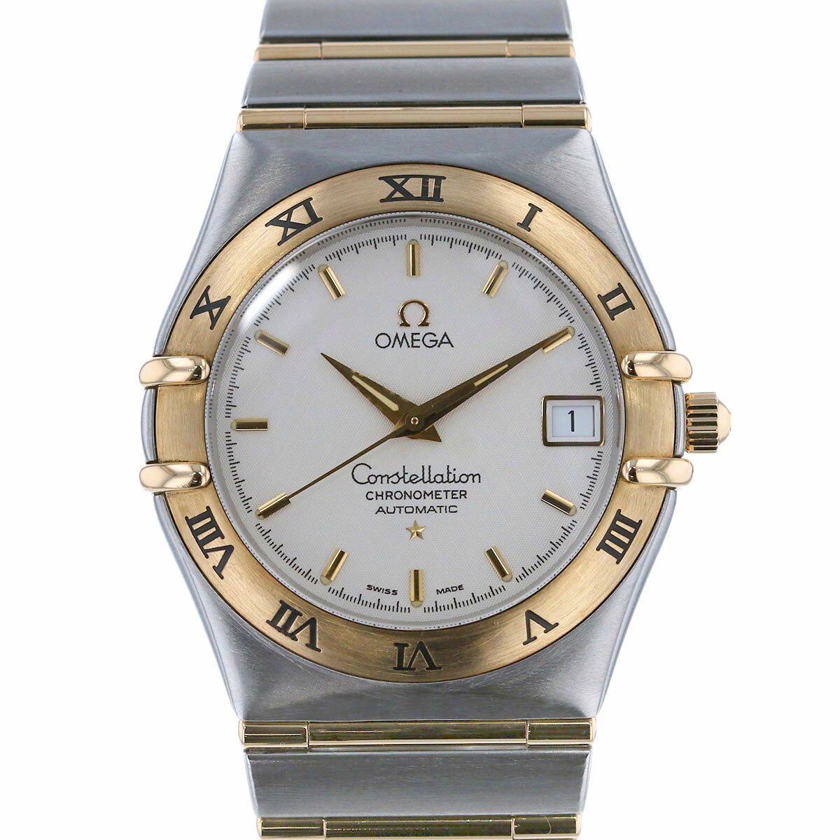 OMEGA オメガ コンステレーション 自動巻き 腕時計 1202.30 K18 ステンレス ゴール ...