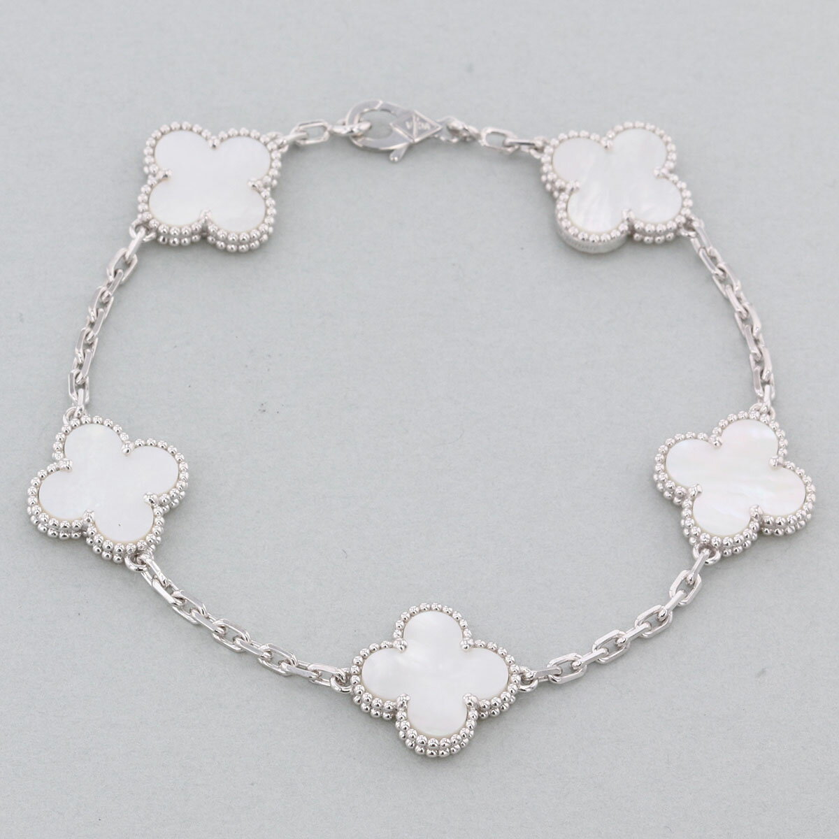 Van Cleef & Arpels ヴァンクリーフ＆アーペル ヴィンテージアルハンブラ 5Pブレス MOP ブレスレット V..