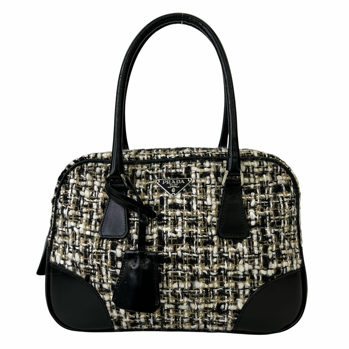PRADA ツイード　ハンドバッグ PRADA プラダ ツイード ハンドバッグ 【公式通販】