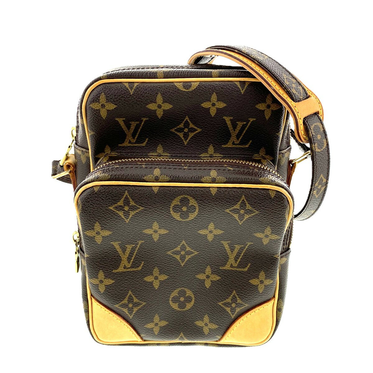 Rakuten - LOUIS VUITTON ルイ・ヴィトン モノグラム アマゾン ショルダーバッグ M45236 PVCコーティングキャンバス ブラウン ユニセックス【中古】
