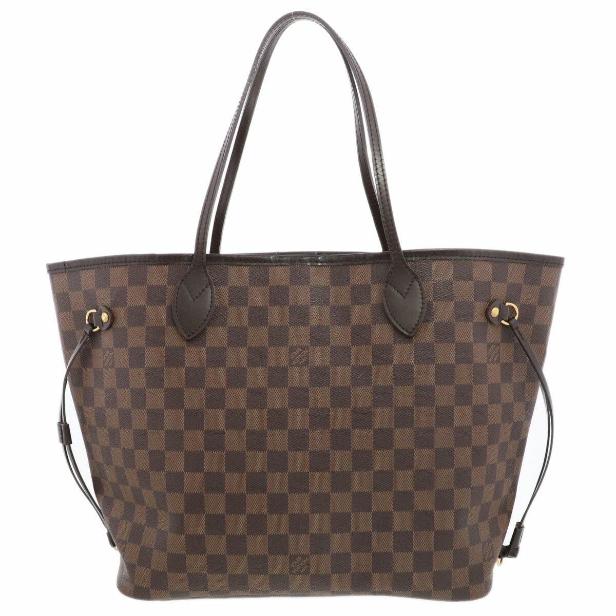 乐天商城 - LOUIS VUITTON ルイ・ヴィトン ネヴァーフルMM トートバッグ N51105 ダミエキャンバス ブラウン レディース【中古】