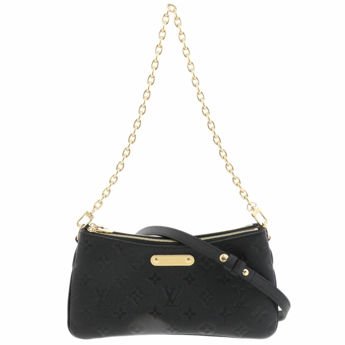 Rakuten - LOUIS VUITTON ルイ・ヴィトン ポシェット リヴ 2WAY チェーン ショルダーバッグ M83301 モノグラムアンプラント ブラック レディース【中古】