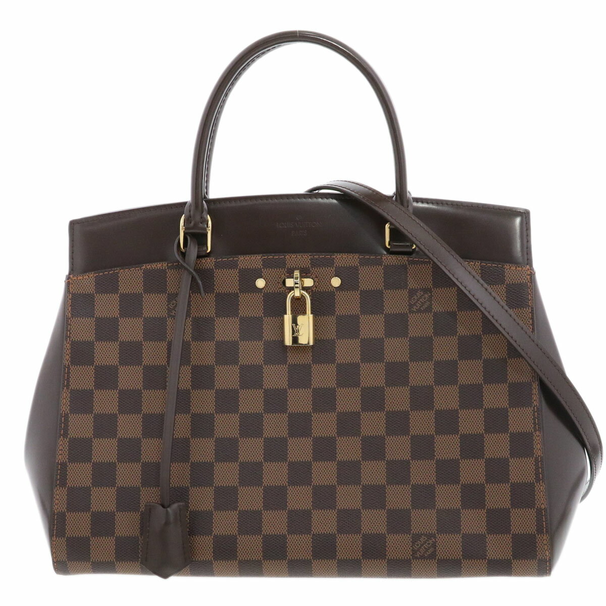 Rakuten - LOUIS VUITTON ルイ・ヴィトン リヴォリMM トートバッグ N41150 ダミエキャンバス ブラウン レディース【中古】