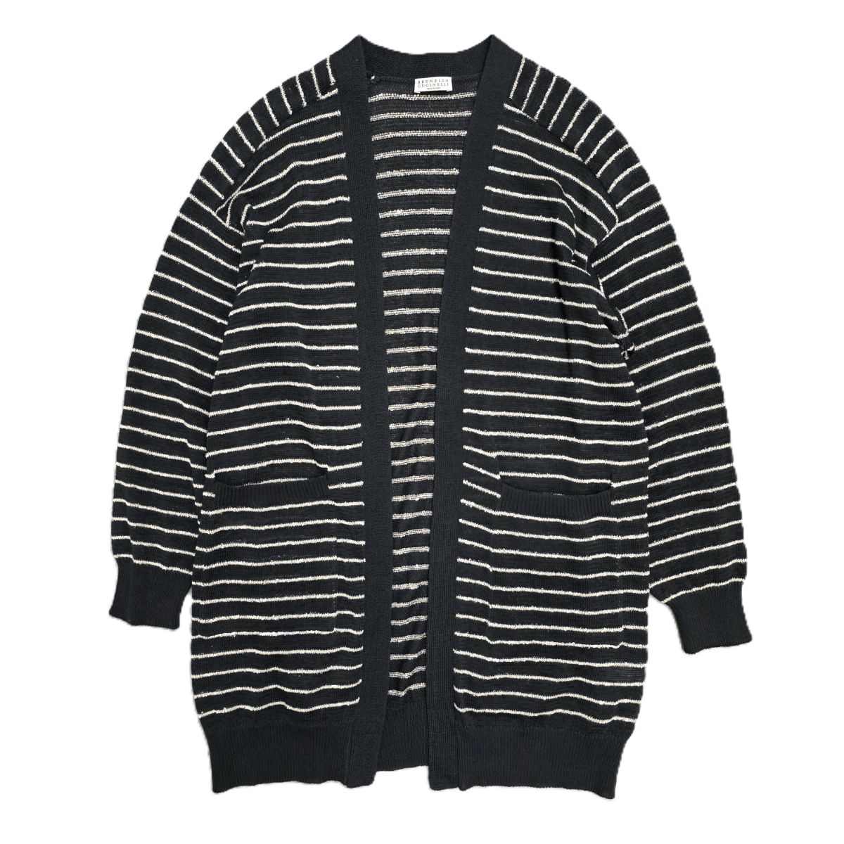 ✨ブルネロクチネリ　スパンコールのロングカーディガン✨ 冬の装いにリラックスムードを添える「ブルネロ クチネリ」のカーディガン