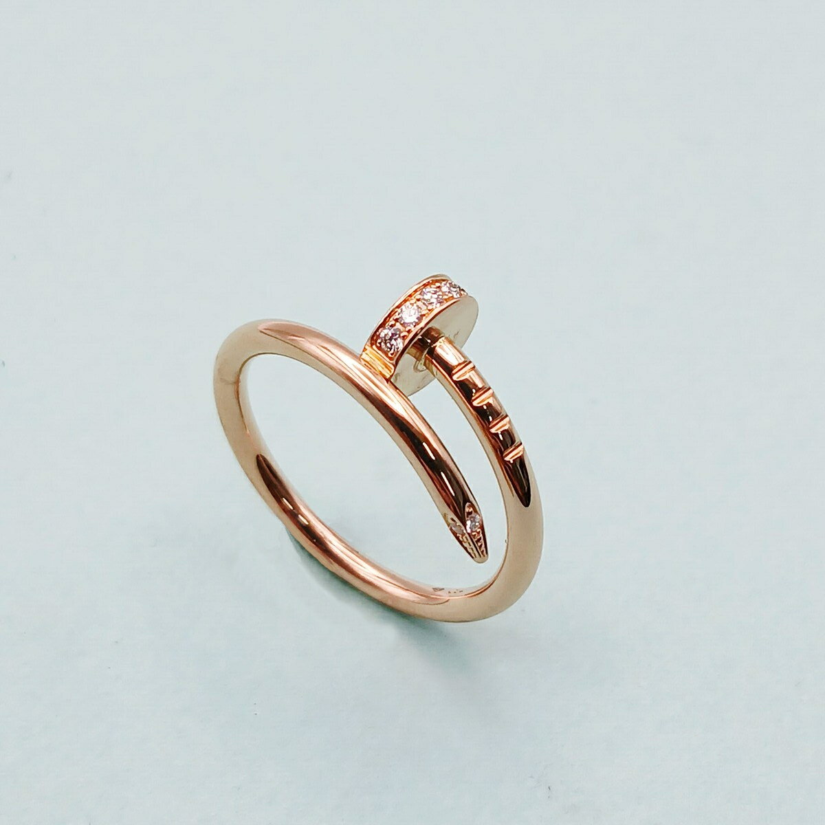 最終値下げ CARTIER カルティエ ジュストアンクルリング SM ダイヤモンド 750PG 47 リング・指輪 B42448 riz1048-10079355 PAWNSHOP RiZ サンプル画像2