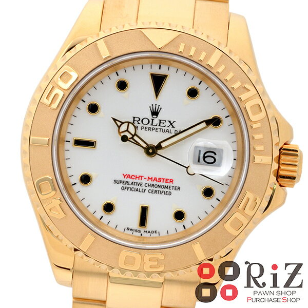 【中古】 ROLEX （ロレックス） ヨットマスター 時計 自動巻き/メンズ White　ホワイト 16628/ホワイトダイアル A:良好品