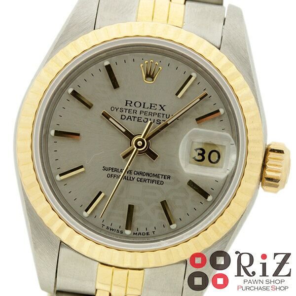 ROLEX （ロレックス） デイトジャスト 自動巻き/レディース シルバープリントコンピューター 69173 【中古】