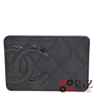 【最終値下げ】【5/31まで】【中古】CHANEL （シャネル） カンボン カードケース 小物 名刺入れ/カードケース cambon Black A26725 used:B