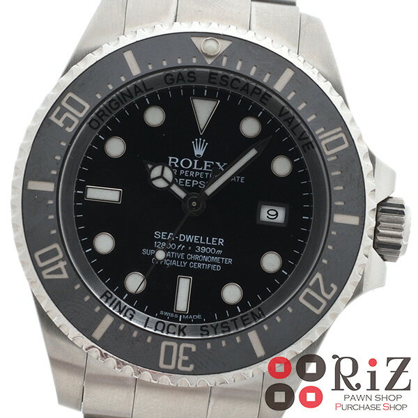 【中古】 ROLEX （ロレックス） シードゥエラー ディープシー 時計 自動巻き/メンズ Black 116660 A:良好品