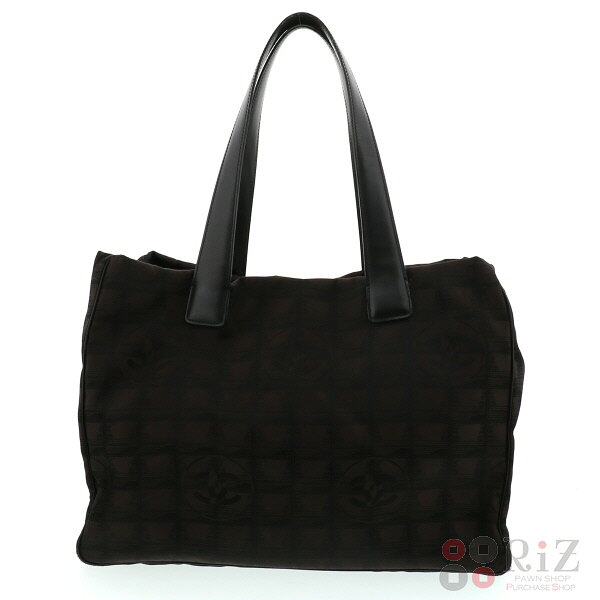 【中古】 CHANEL （シャネル） ニュートラベルライントートMM バッグ トートバッグ New Travel Line Brown A15991 used:C