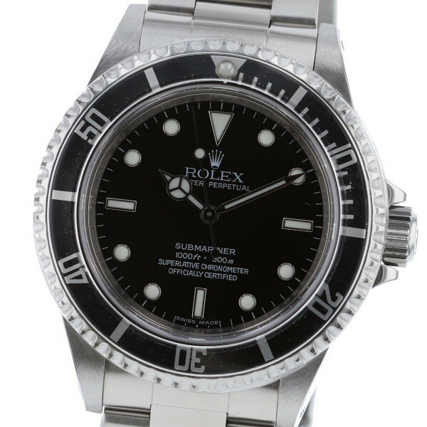 【美品】【中古】 ROLEX （ロレックス） サブマリーナー 時計 自動巻き/メンズ Black/ブラック 14060M used:A