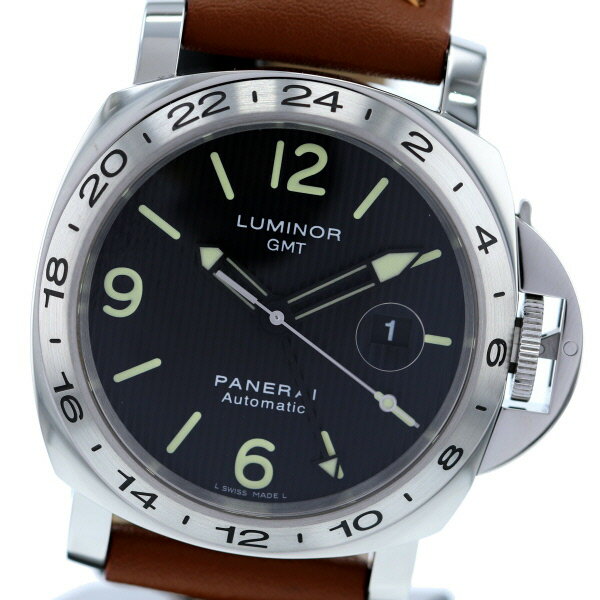 【即日発送】【美品】【中古】 PANERAI （パネライ） ルミノール GMT フリンケ 44 時計 ...