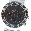 【中古】 BVLGARI （ブルガリ） ブルガリ ブルガリ クロノグラフ 時計 自動巻き/メンズ B ...