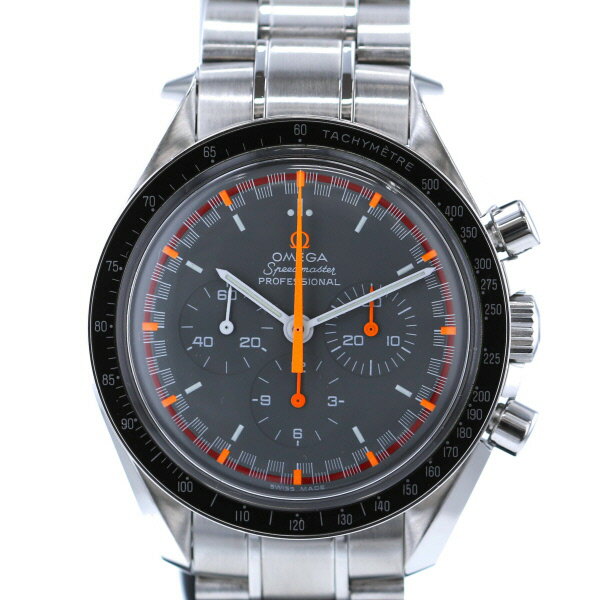 【即日発送】【美品】【中古】【2004本限定】OMEGA （オメガ） スピードマスター プロフェッショナル マーク 復刻 時計 手巻き/メンズ SPEEDMASTER Gray/グレー 3570.40/LIMITED2 used:A