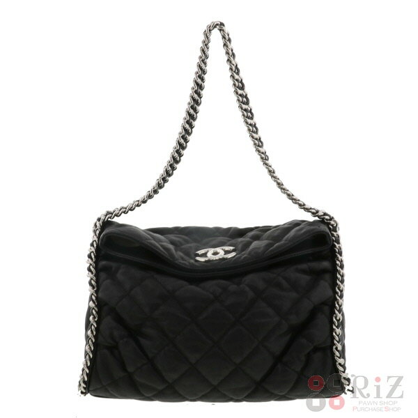 【中古】 CHANEL （シャネル） マトラッセ アラウンド チェーンショルダーバック バッグ ショルダー/メッセンジャーバッグ Black A49892 used:A