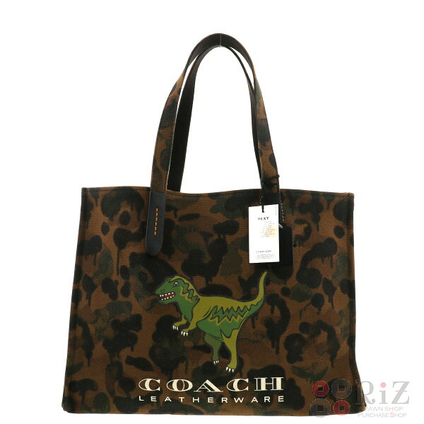 【最終値下げ品】【中古】 COACH （コーチ） REXY キャンバストートバッグ バッグ トートバッグ REXY Brown/ブラウン 68262 unused:S