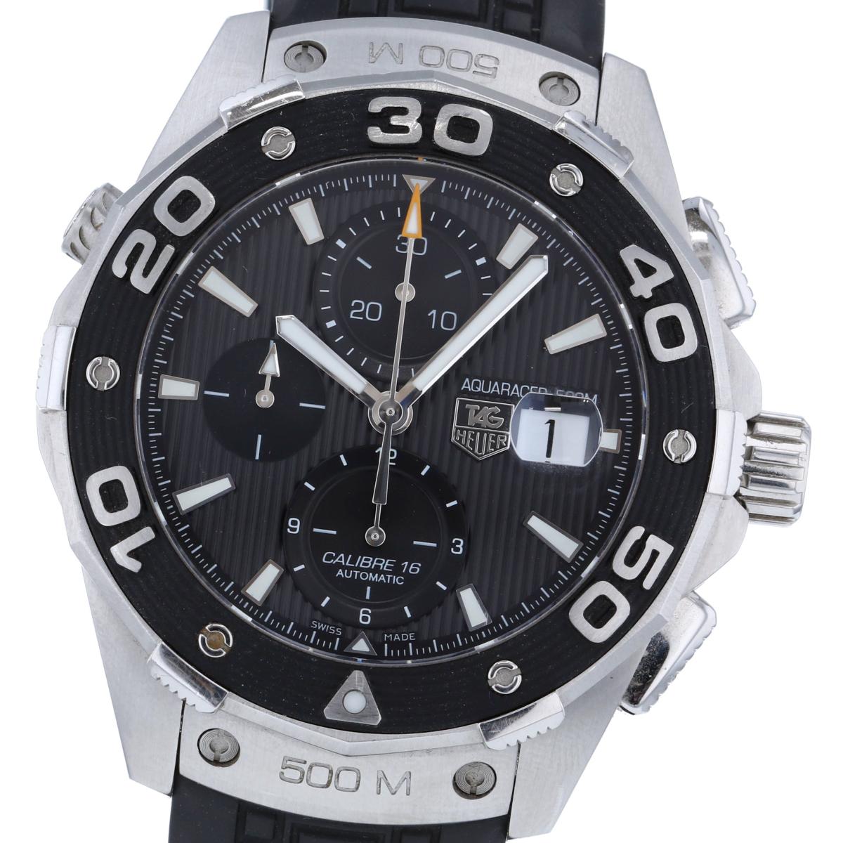 【中古】 TAG HEUER （タグホイヤー） アクアレーサー クロノタイマー Cal.16 時計  ...