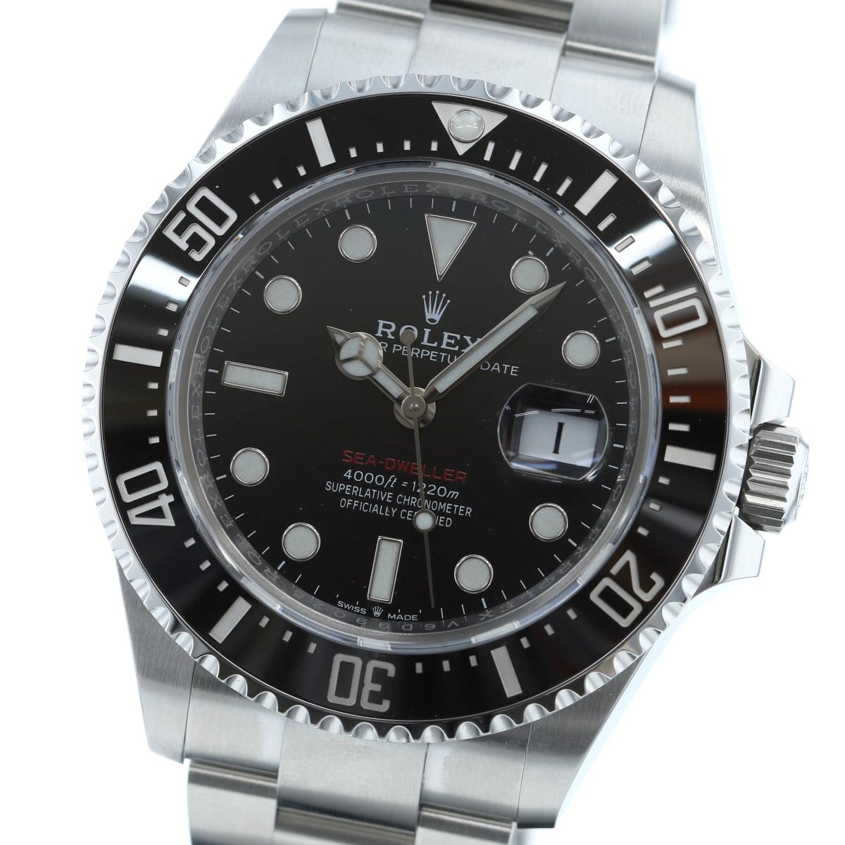 【お値下げ品】【中古】【人気】【仕上げ済】 ROLEX （ロレックス） シードゥエラー 43 時計 自動巻き/メンズ シードゥエラー Black/ブラック 126600 used:A