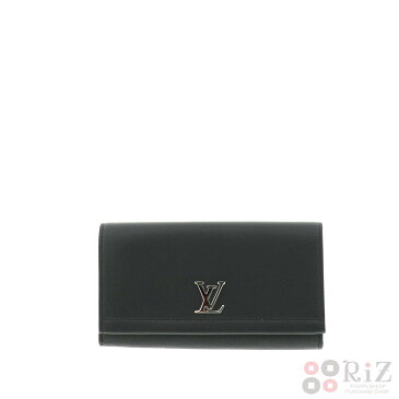 【お値下げ品】【中古】 LOUIS VUITTON （ルイヴィトン） ポルトフォイユ・ロックミー II 財布 長財布(小銭入有) lockme ノワール M62329 used:A