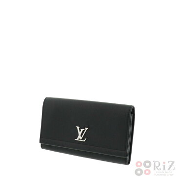 【お値下げ品】【中古】 LOUIS VUITTON （ルイヴィトン） ポルトフォイユ・ロックミー II 財布 長財布(小銭入有) lockme ノワール M62329 used:A