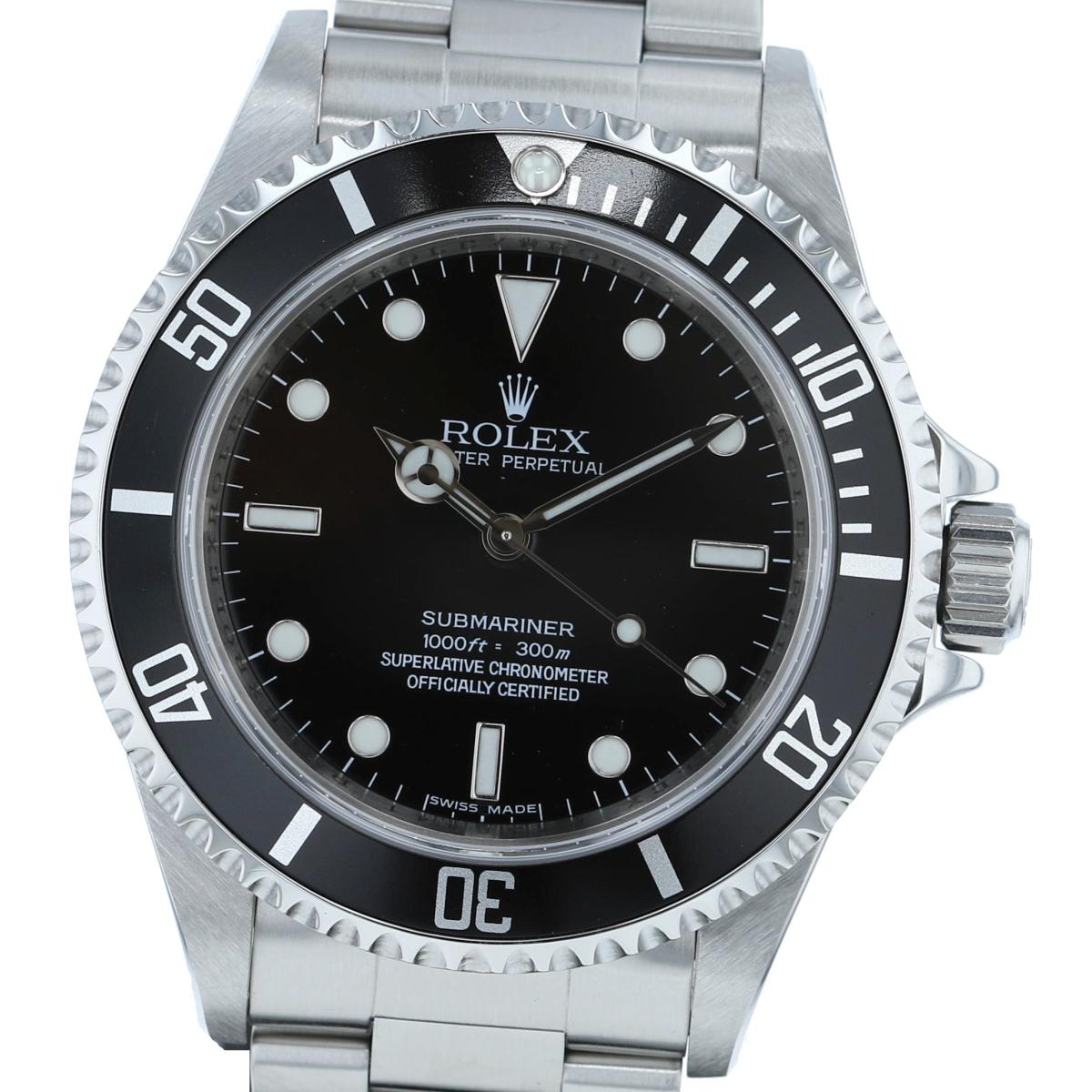 【中古】 ROLEX （ロレックス） サブマリーナー M番　時計 自動巻き/メンズ SUBMARINER Black 14060M used:A