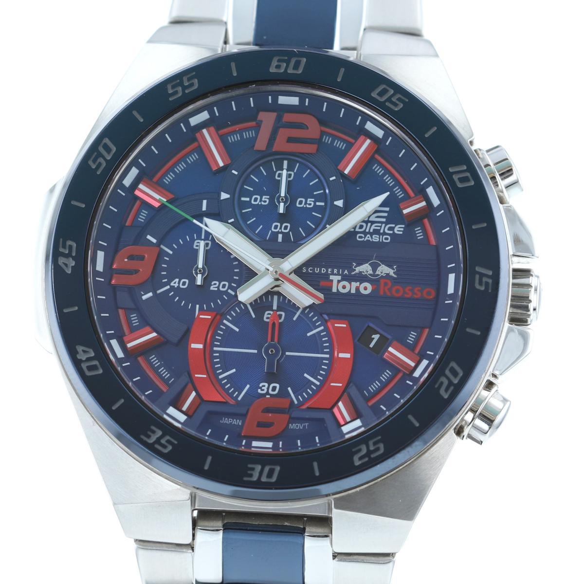 【中古】 CASIO （カシオ） EDIFICE 時計 クォーツ時計/メンズ Blue EFR-564TR used:A