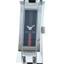 【中古】 GUCCI （グッチ） レディースクォーツ 時計 クオーツ/レディース Black 110 ...