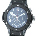 【即日発送・水曜定休日・木曜発送】【美品】【RI】HUBLOT （ウブロ） ビックバン ブラックマジック 時計 自動巻き/メンズ BIG BANG Black/ブラック 341.CX.130.RX used:A