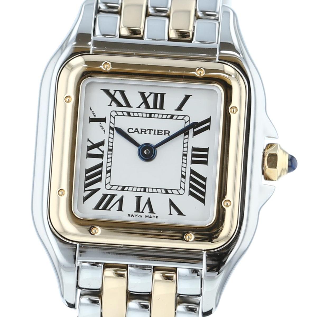 【お値下げ品】【中古】Cartier （カルティエ） パンテール ドゥ カルティエ 時計 クオーツ/レディース PANTHÈRE DE CARTIER White/ホワイト W2PN0006 used:Aのサムネイル