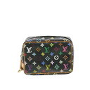 【中古】LOUIS VUITTON ルイヴィトン トゥルース・ワピティ 小物 ポーチ/トラベルケース MultiColor マルチカラー ノワール Black/ブラック M58034 used:B