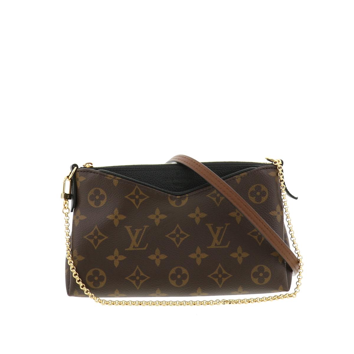 【中古】LOUIS VUITTON （ルイヴィトン） パラス・クラッチ バッグ セカンドバッグ/ポーチ/クラッチ Monogram/Noir Black M41639 used:A