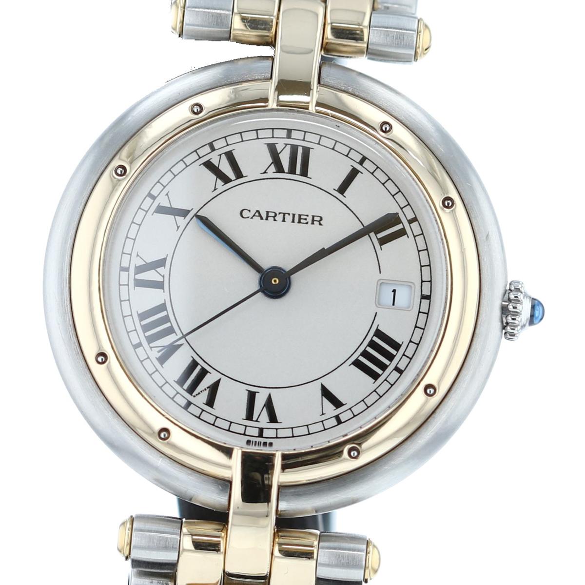 【中古】 Cartier （カルティエ） パンテール ウ゛ァンドーム 30 時計 クオーツ/ボーイズ PANTHERE VENDOME MM Ivory