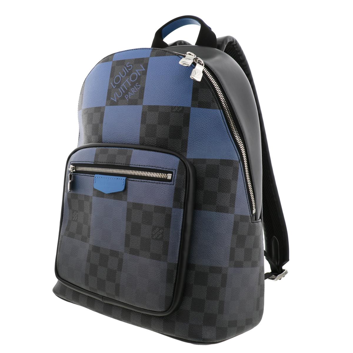 【即日発送・水曜定休日・木曜発送】【美品】【オススメ】【RI】 LOUIS VUITTON （ルイヴィトン） ジョッシュ NV バッグ リュックサック/デイパック ダミエグラフィット ダミエグラフィット・ブルー N40402 used:A