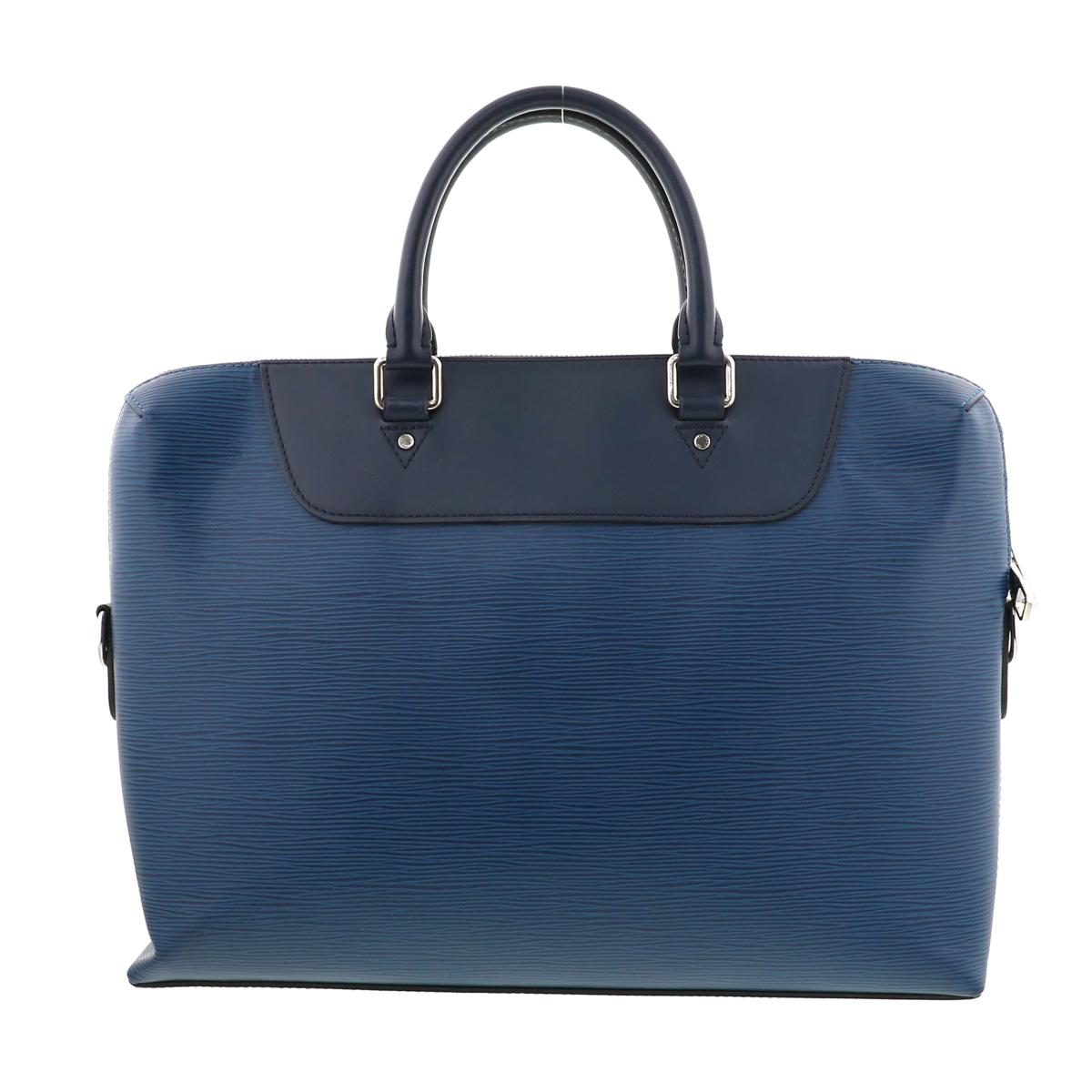 【大特価SALE】LOUIS VUITTON （ルイヴィトン） PDJ バッグ ビジネスバッグ/ブリーフケース Epi/Bleu Azur Navy／ネイビー M51700 used:B[ROH]