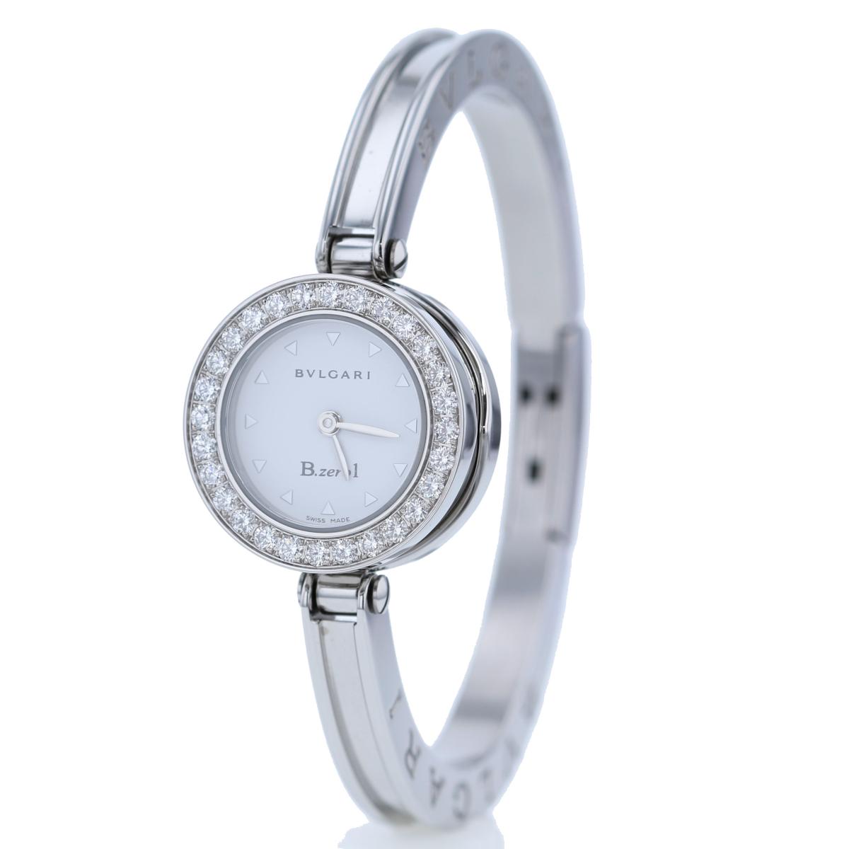 【中古】 BVLGARI （ブルガリ） B-ZERO1 ベゼルダイヤ ウォッチ 時計 クオーツ/レデ ...