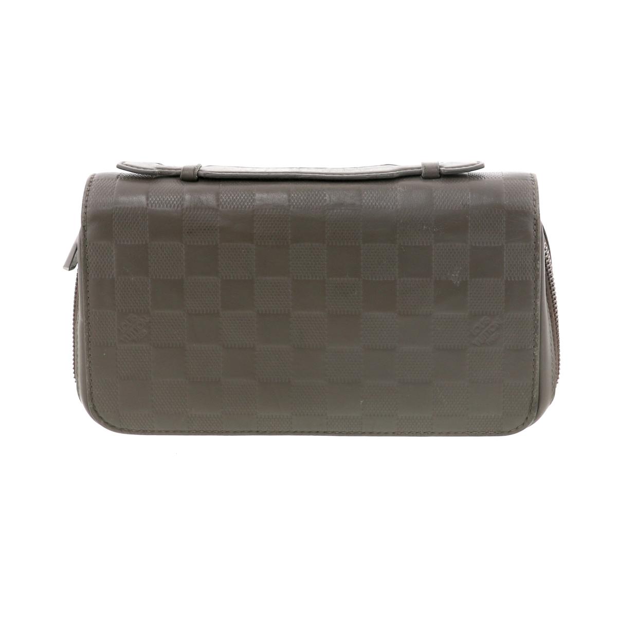 【即日発送・水曜定休日・木曜発送】【中古】【RI】LOUIS VUITTON （ルイヴィトン） ジッピーXL 財布 長財布(小銭入有) ダミエアンフィニ ダミエアンフィニ・グラニ N62251 used:B